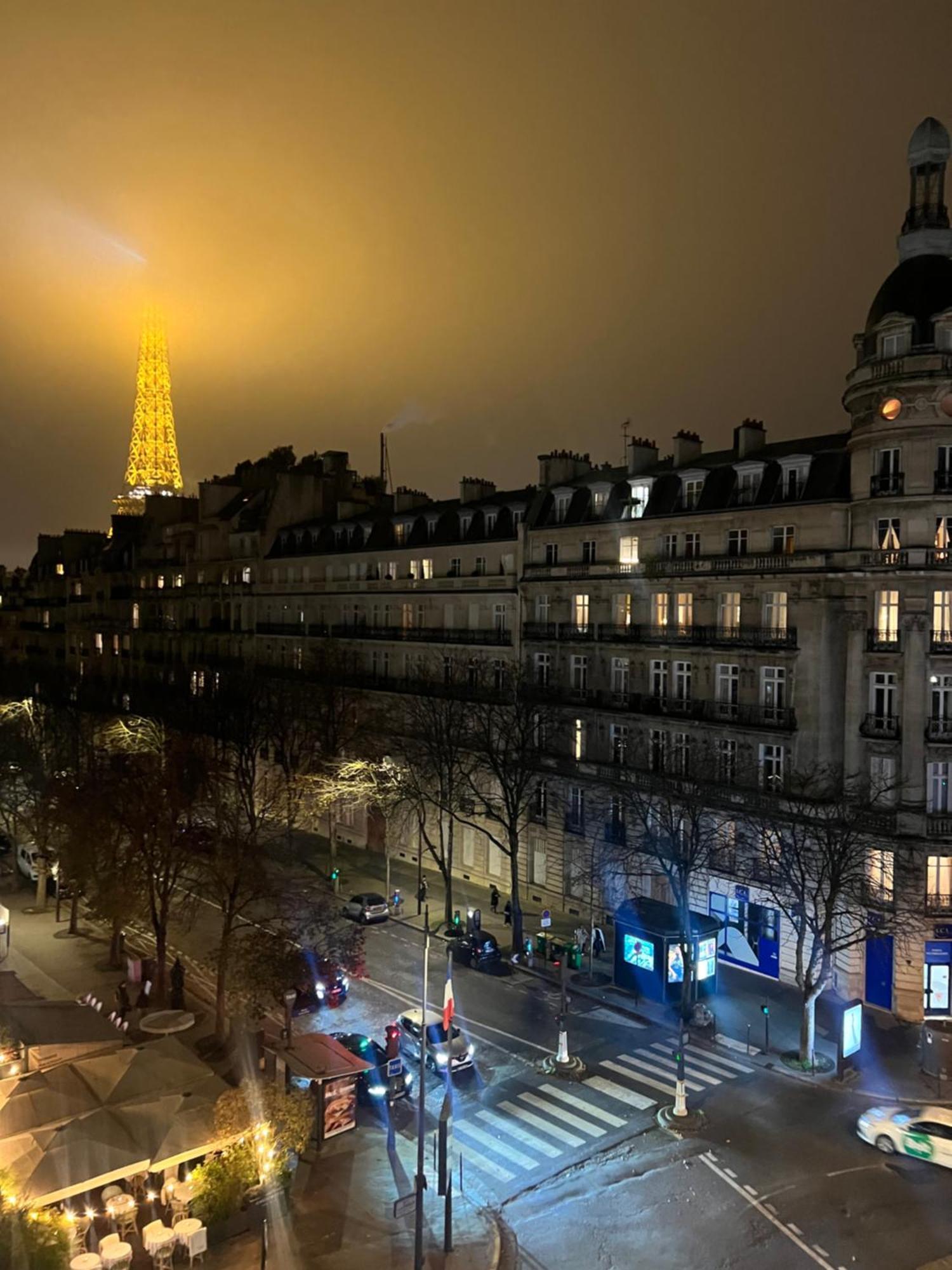 Appartement Paris Vue Tour Eiffel Trocadero Buitenkant foto